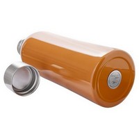 photo B Bottles Twin - Glossy Orange - 800 ml - Double wall thermal bottle in 18/10 stainless steel 2